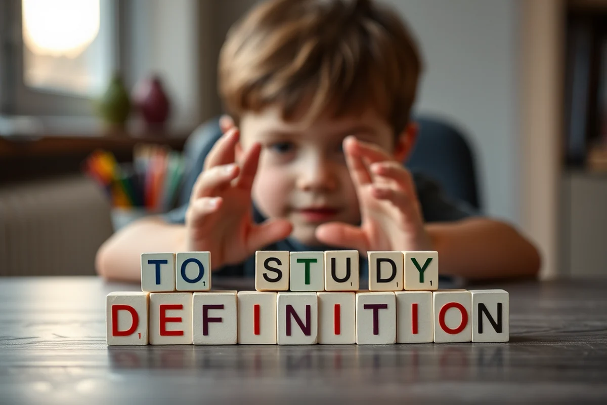 to study definition — To Study Definition (step by step)